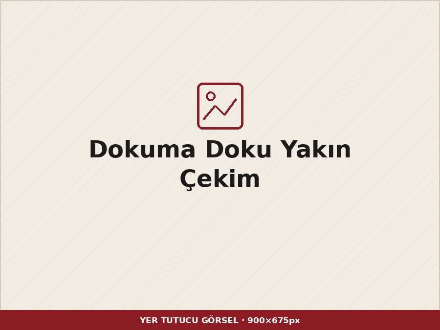El dokuma halı doku yakın çekim