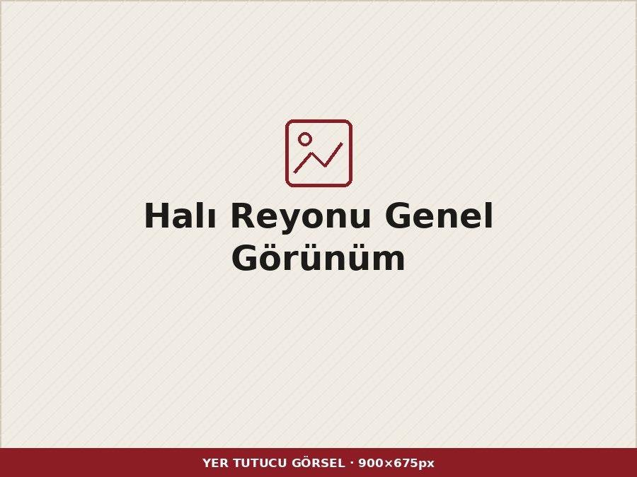 Evteks Samsun halı reyonu genel görünüm